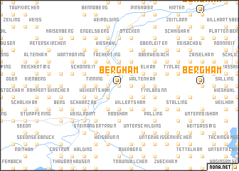 map of Bergham