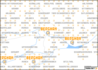 map of Bergham