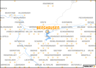 map of Berghausen