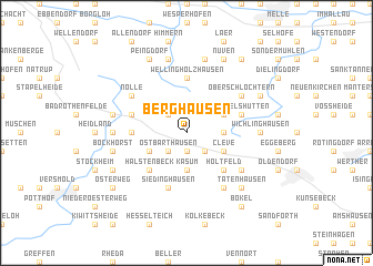 map of Berghausen