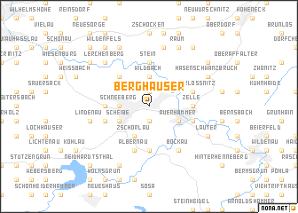 map of Berghäuser