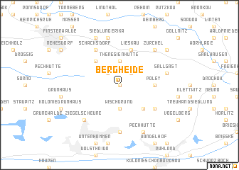map of Bergheide