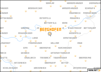 map of Berghofen