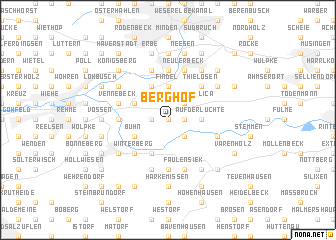 map of Berghof