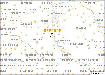 Berghof (Germany) map - nona.net