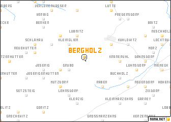 map of Bergholz