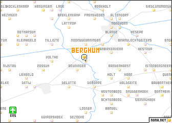 map of Berghum