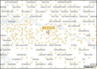 map of Bergin