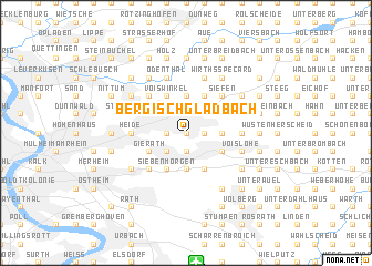 map of Bergisch Gladbach