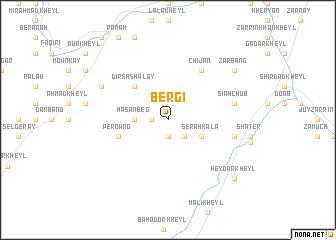 map of Bēṟgī