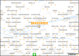 map of Bergkamen