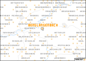 map of Berglangenbach