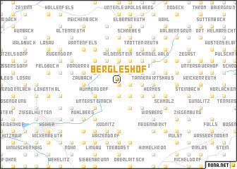 map of Bergleshof