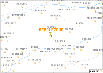 map of Berglezovo