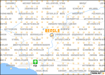 map of Bergle