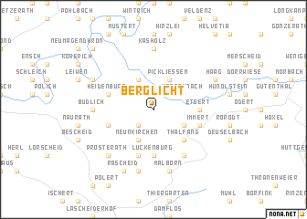 map of Berglicht