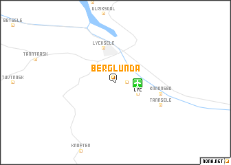 map of Berglunda