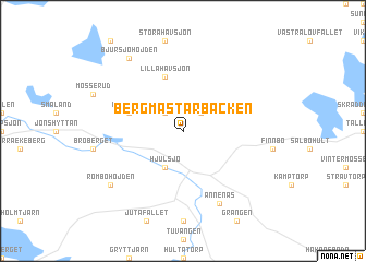map of Bergmästarbacken