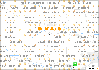 map of Bergmolens