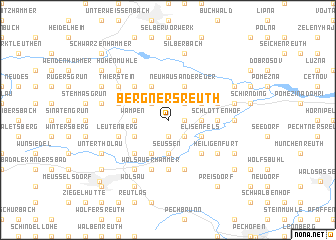 map of Bergnersreuth