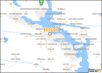 map of Bergom