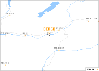 map of Bergo