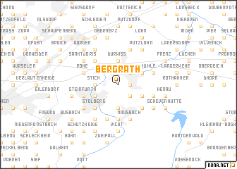 map of Bergrath