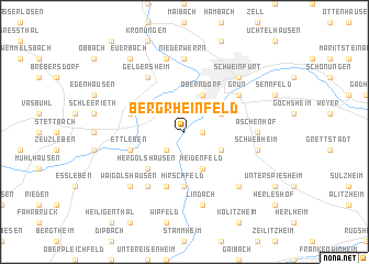 map of Bergrheinfeld