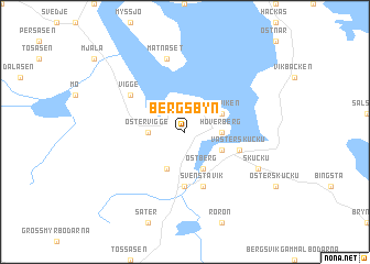 map of Bergsbyn