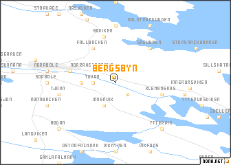 map of Bergsbyn