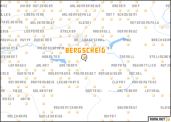 map of Bergscheid