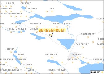 map of Bergsgården