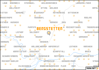 map of Bergstetten