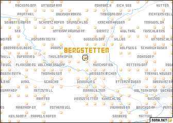 map of Bergstetten