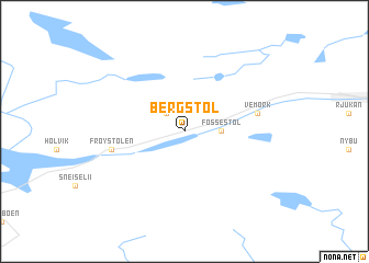 map of Bergstøl