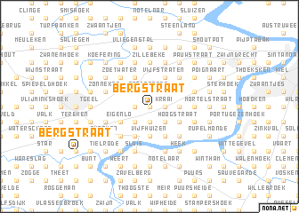 map of Bergstraat