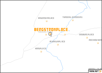map of Bergstrom Place