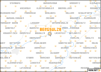 map of Bergsulza