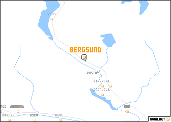 map of Bergsund