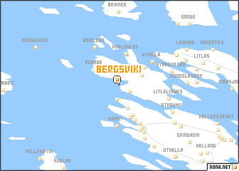 map of Bergsviki