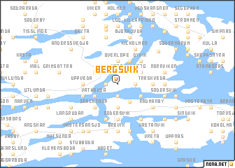 map of Bergsvik