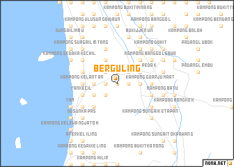 map of Berguling