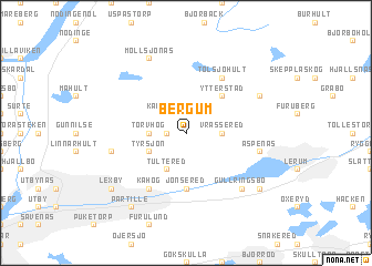 map of Bergum