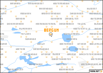 map of Bergum