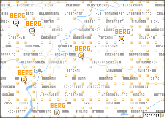 map of Berg