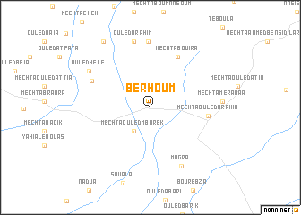 map of Berhoum