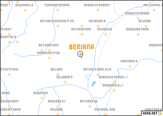 map of Beriana