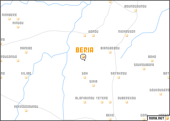 map of Béria