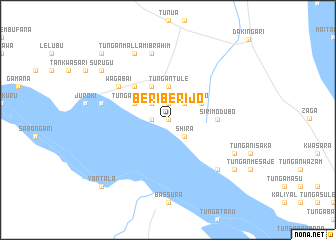 map of Beriberijo