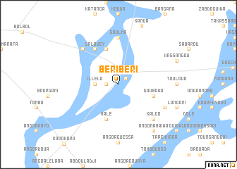 map of Béri Béri